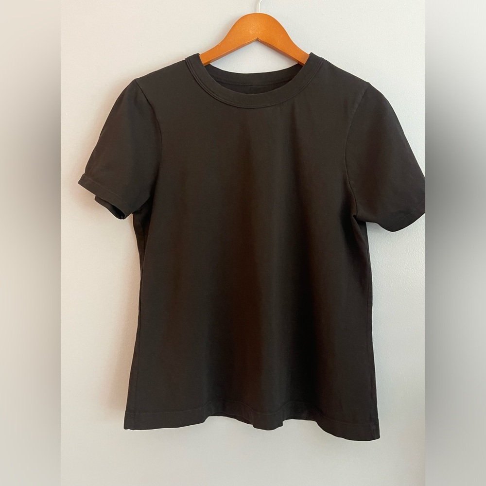 Fordays Organic Cotton Black Basic Black Short Sleeve T-Shirt Size M